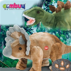 CB895048 CB895049 - Remote control voice repeat RC stuffed plush dinosaur robot